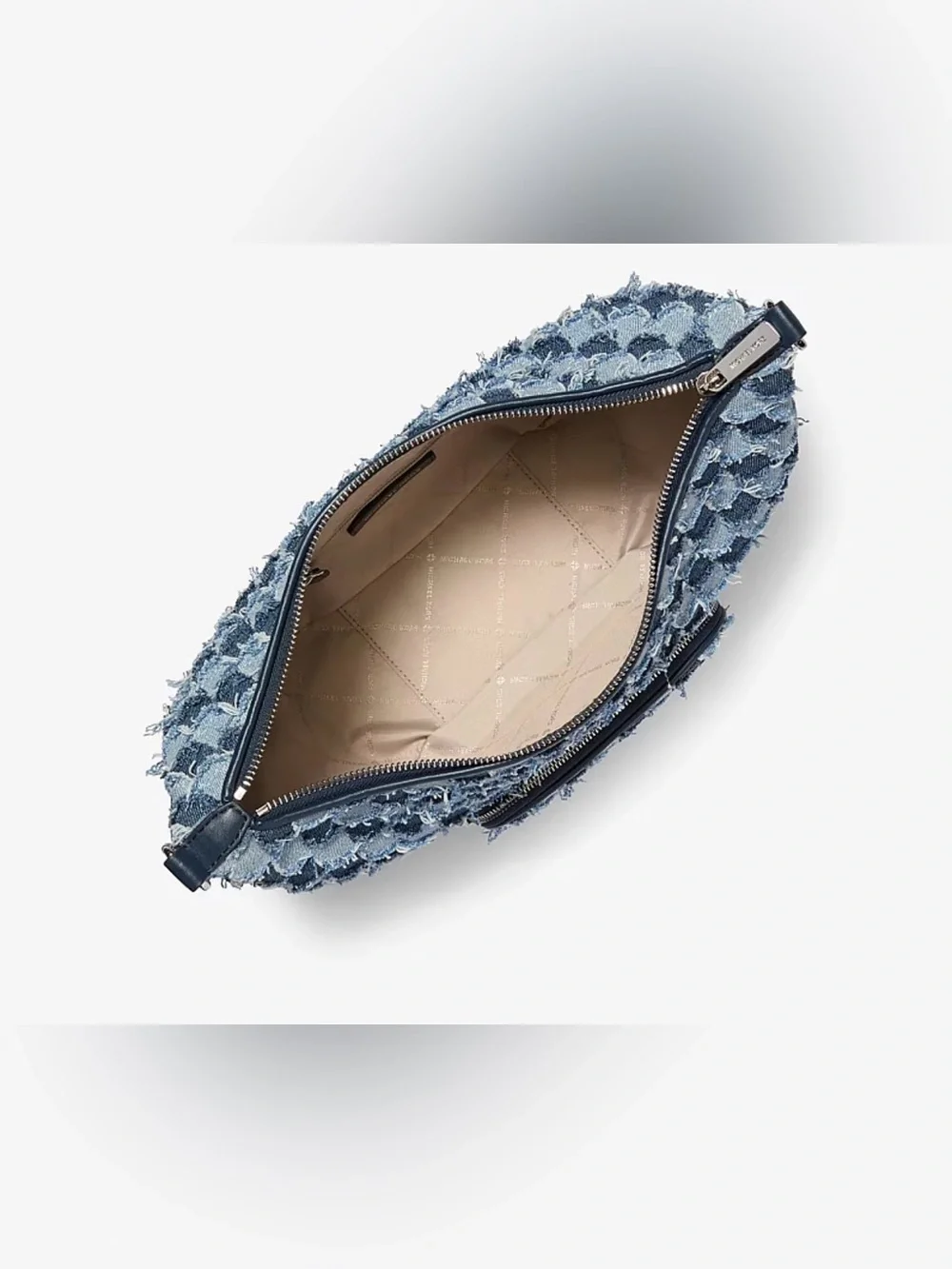 Michael Kors Merritt Medium Patchwork Denim Convertible Shoulder Bag